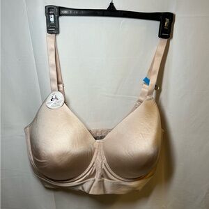 Bali One Smooth U Bounce Control Wirefree Bra DF3456 Tan 40DDD Partial Tags